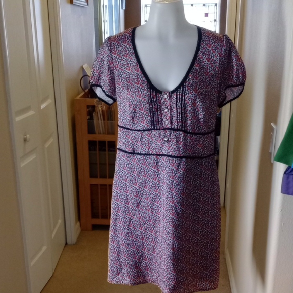 Patricia Pepe Lined Floral Summer Dress Size 46/ US6